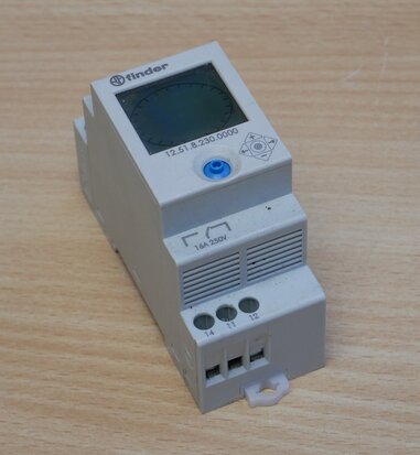 Finder 12.51.8.230.0000 Time switch 230 V / AC 1x changeover contact 16 A 250 V/AC