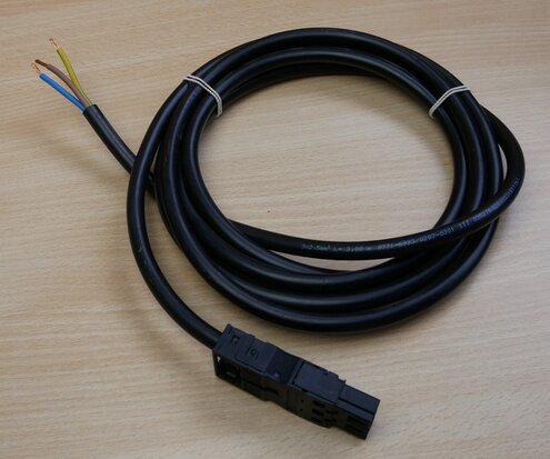 WAGO 770 winsta stekker 3P incl. 3 meter kabel 3x2,5mm2