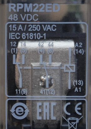 Schneider Electric RPM22ED zelio schakelrelais AC/DC 2 wisselcontact