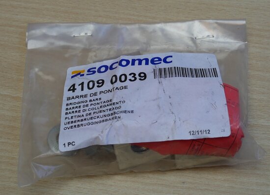 Socomec 41090039 Bridging bar 400a CD sircover 1P