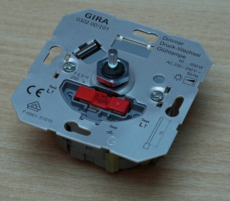 Gira 030200 dimmer druk wissel basis