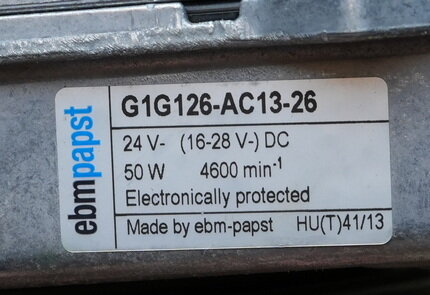 Ebmpapst G1G126-AC13-26 Ventilator