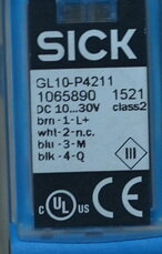 Sick GL10-P4211 Retroreflectieve foto-elektrische sensor