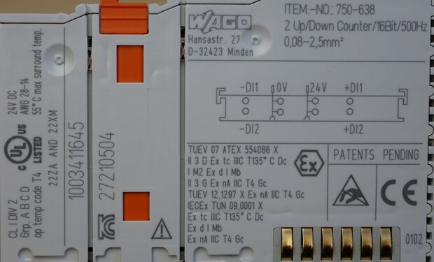 WAGO 750-638 PLC teller