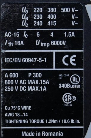 Moeller DILM150-XHI1 Hulpcontactblok DILM 1NO+1NC