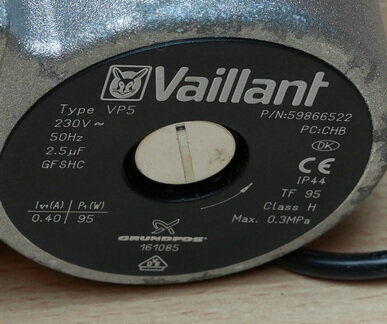 Vaillant 161083 pomp type VP5