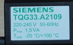 Siemens TQG 33.A2109 intergas 801477 220-240V