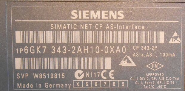 Siemens 6GK7 343-2AH10-0XA0 Communicatie Module