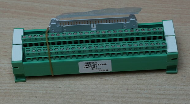 Siemens 6EP5406-5AA00 Terminal strip converter from 50-pin IDC connector