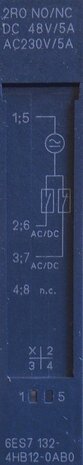 Siemens ET200S output relais 2DO R DC24V-48V/5A AC24V-230V/5A (4stuks)